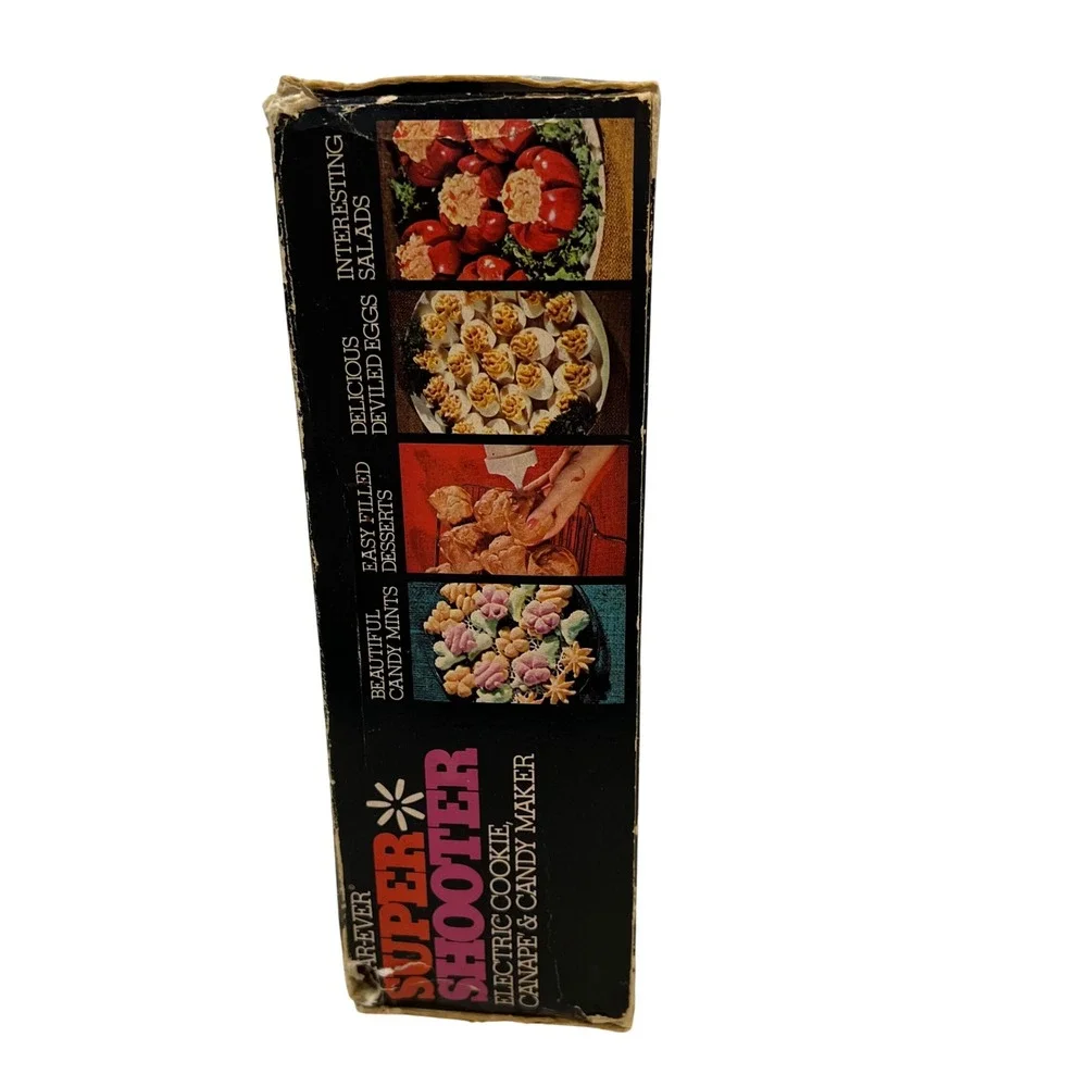 Vintage Wear-Ever Super Shooter Electric Cookie Canape Candy Maker 70001 Boxed